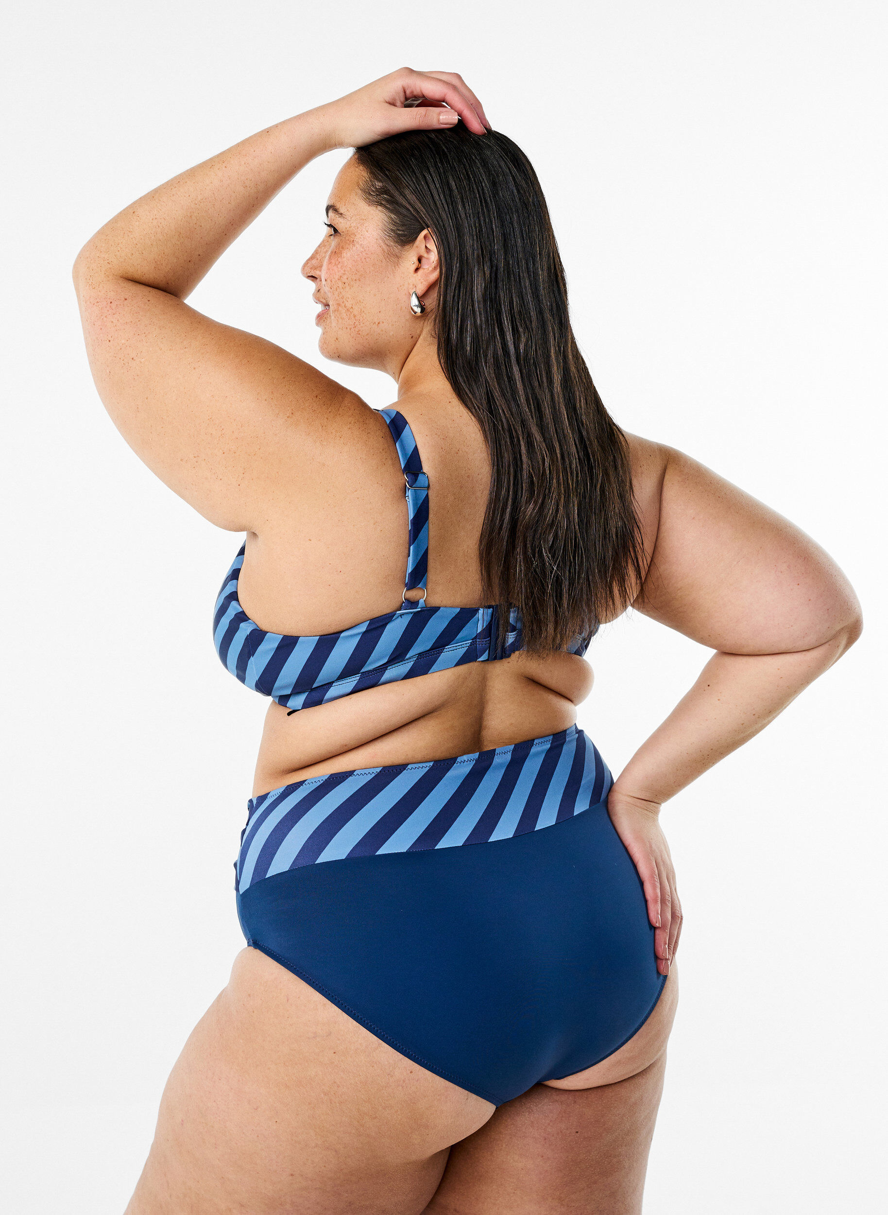 ZizziBikinialaosat kietaisuyksityiskohdalla, Sininen, Model image number 2