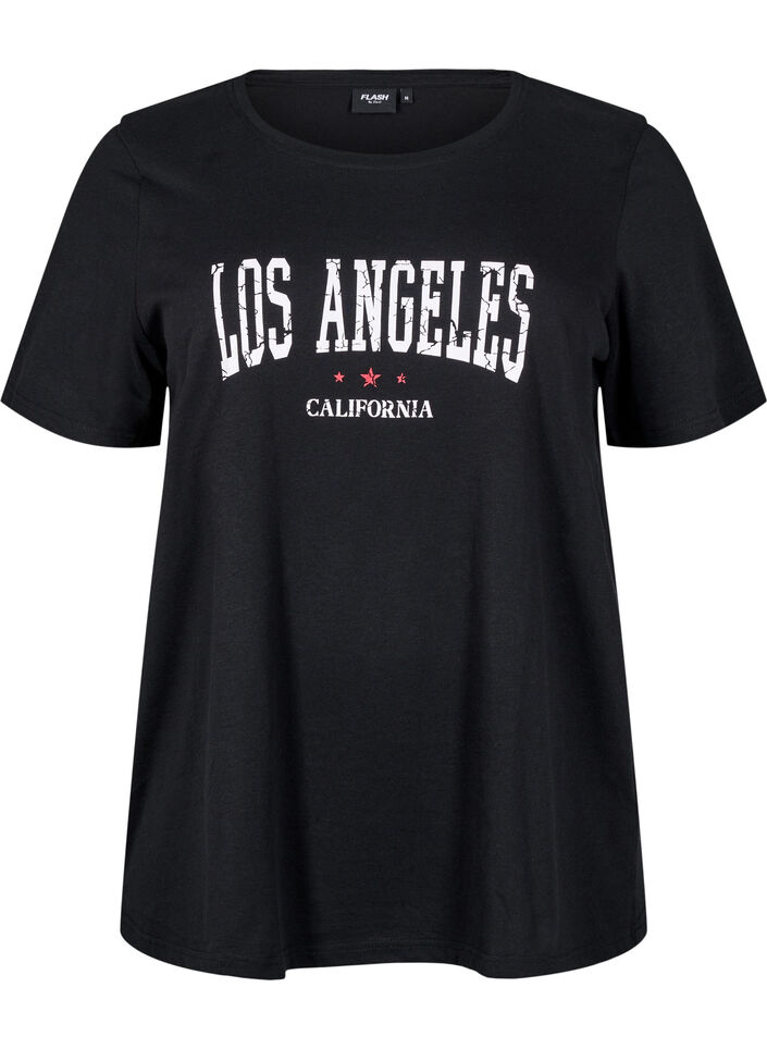 FLASH - T-paita motiivilla, Musta, Packshot image number 0