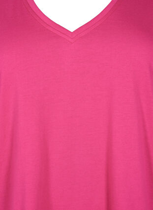 FLASH - T-paita v-pääntiellä, Raspberry Rose, Packshot image number 2
