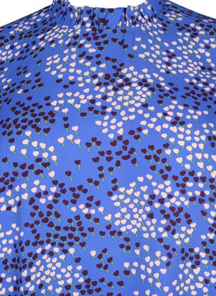 FLASH - Pitkähihainen mekko kuosilla, Dazzling Blue AOP, Packshot image number 2