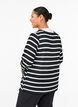 Neuletakki nauhoilla, Black White stripe, Model image number 1