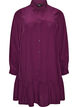 Lyhyt paitamekko r&ouml;yhel&ouml;kerroksella, Violetti, Packshot image number 0