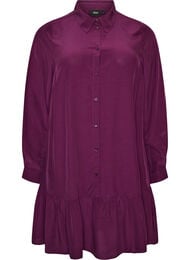 Lyhyt paitamekko r&ouml;yhel&ouml;kerroksella, Violetti
