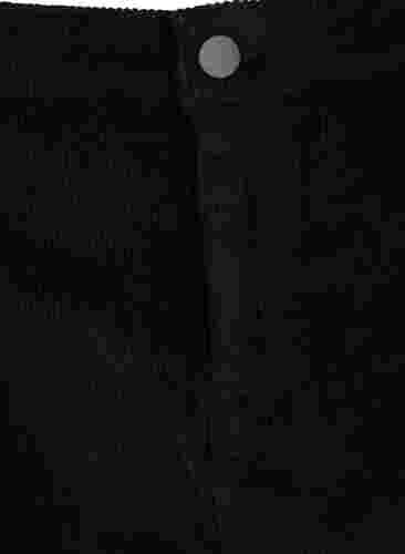 Puuvillainen samettihame , Black, Packshot image number 2