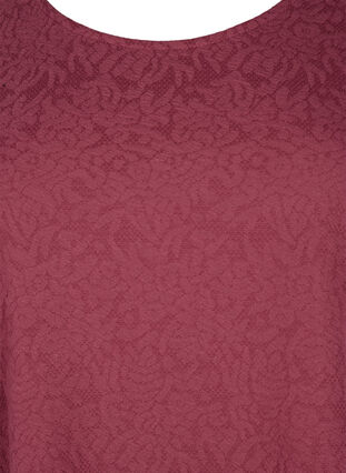 Pitkähihainen kuvioitu pusero, Dry Rose, Packshot image number 2