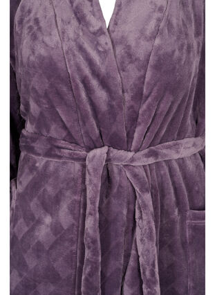 Pitkä aamutakki taskuilla , Vintage Violet, Packshot image number 2