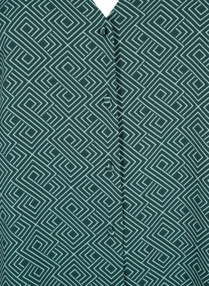 Paitapusero, jossa on v-pääntie ja kuvio, Scarab Graphic AOP, Packshot image number 2