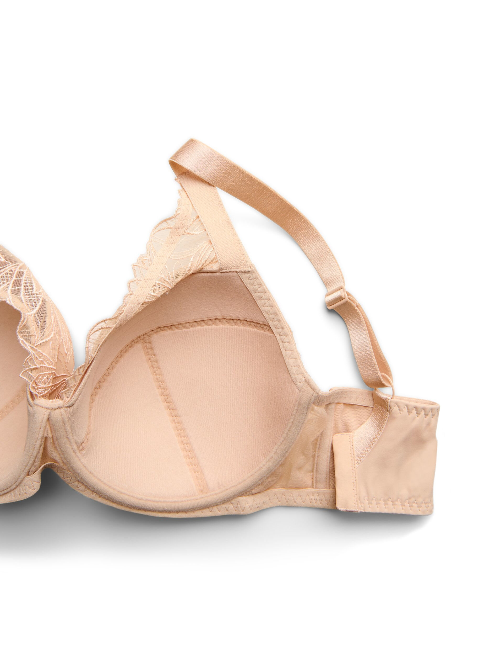 ZizziTopatut pitsirintaliivit kaaritukien kera, Beige, Packshot image number 3