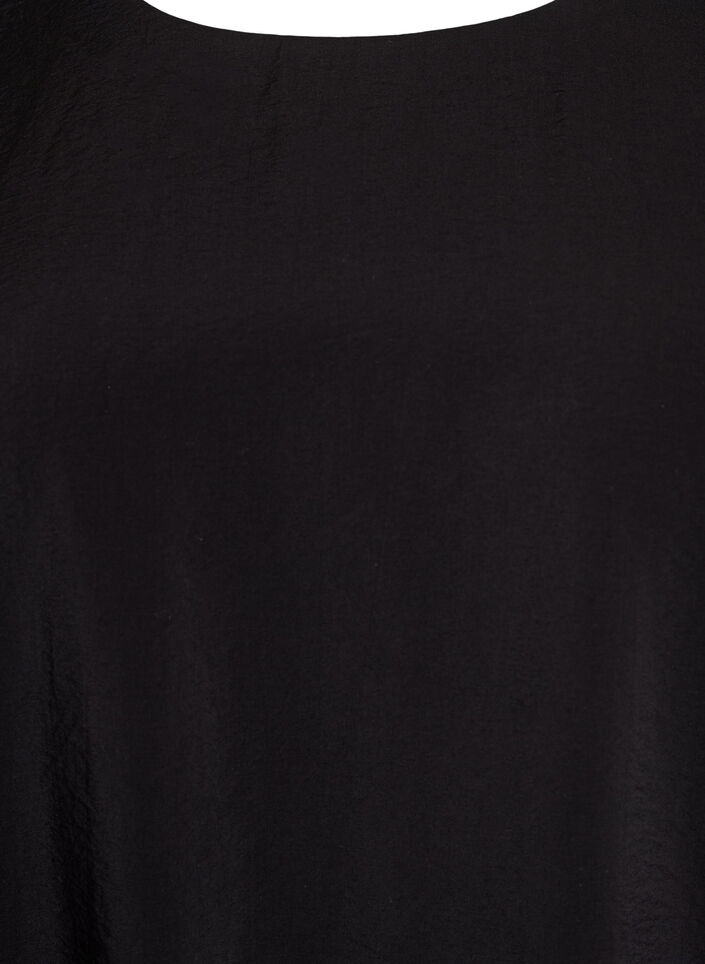 Polvipituinen pallomekko taskuilla, Musta, Packshot image number 2