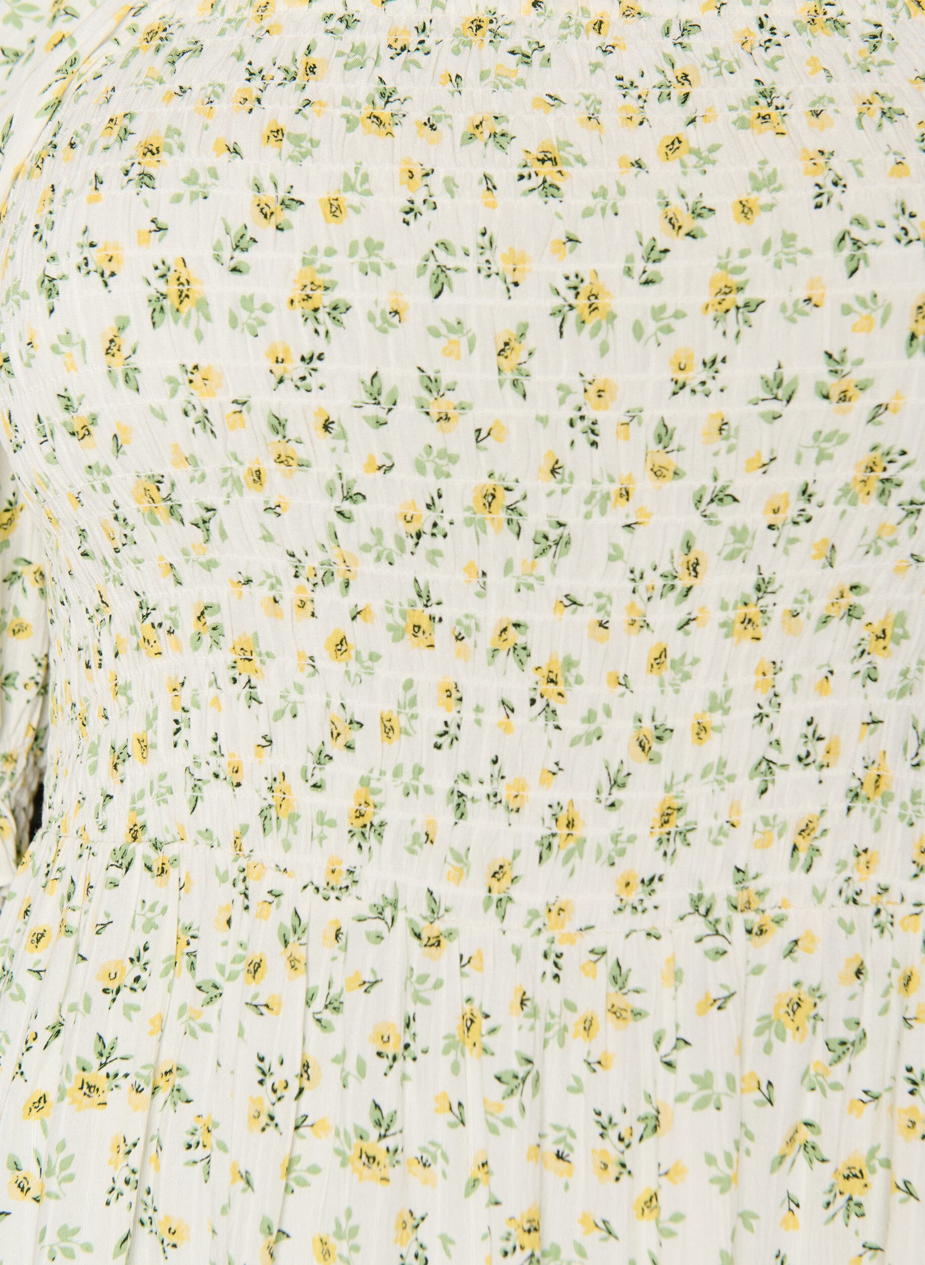 ZizziKukkakuvioinen kes&auml;mekko viskoosista, Valkoinen, Packshot image number 2
