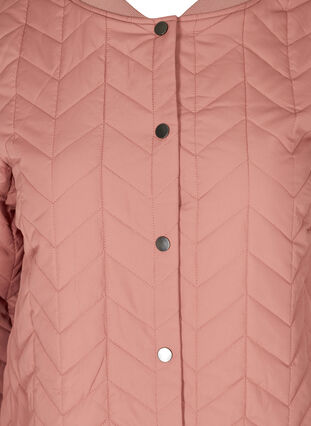 Pitkä tikattu takki napituksella, Burlwood, Packshot image number 2