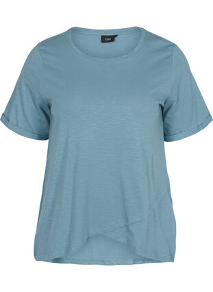Puuvillainen t-paita lyhyillä hihoilla, Goblin Blue, Packshot image number 0