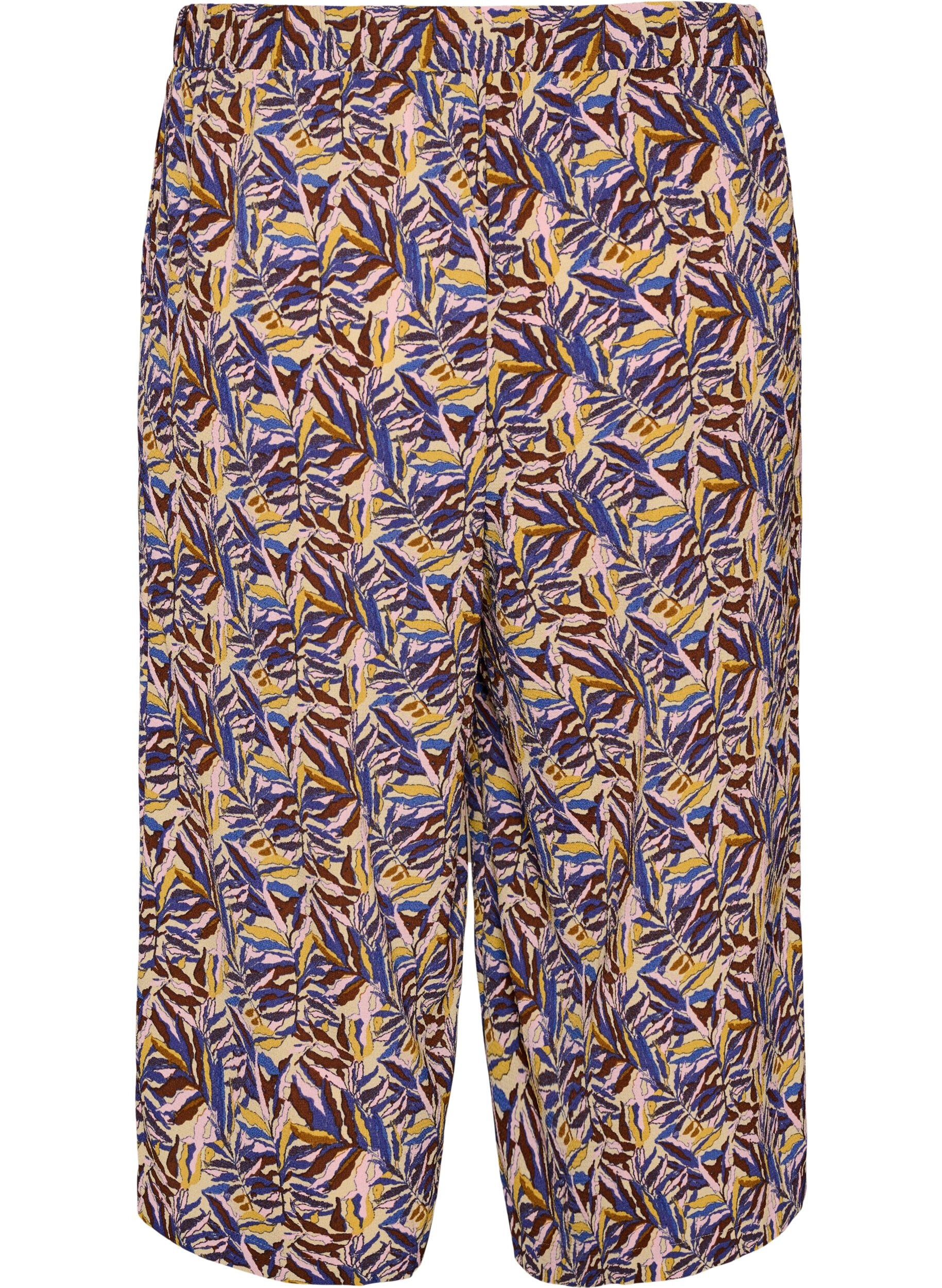 ZizziCulottes-housut kuosilla, Beige, Packshot image number 1
