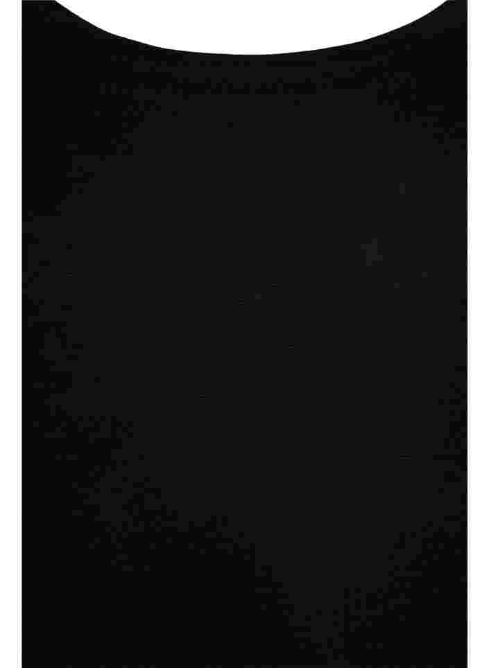 Viskoosinen T-paita treeniin pyöreällä pääntiellä, Black, Packshot image number 2
