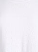 Lyhyt mekko pitsikuviolla ja kerrostetulla helmalla, Valkoinen, Packshot image number 2