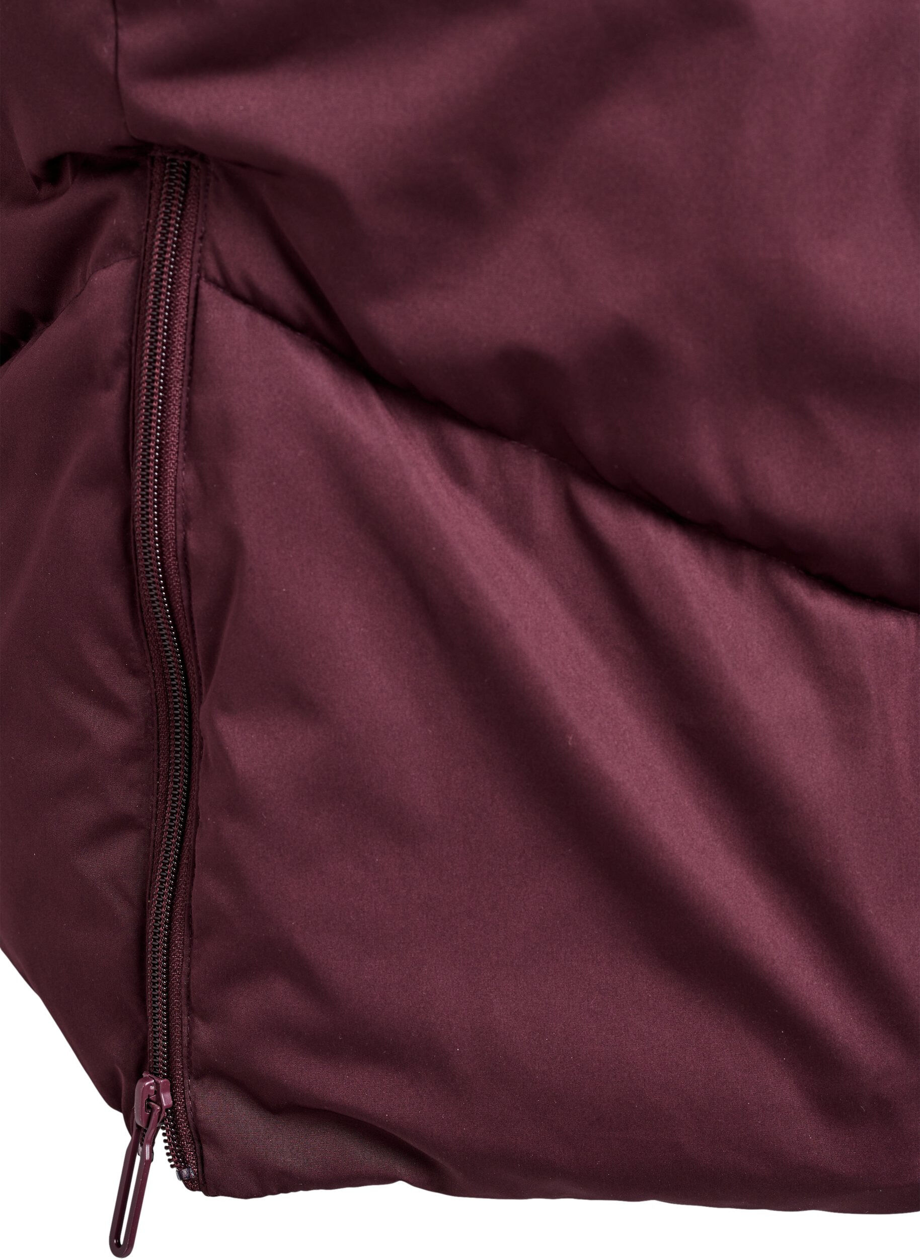 ZizziPitk&auml; toppatakki, jossa huppu ja taskut, Tumma Bordeaux, Packshot image number 4
