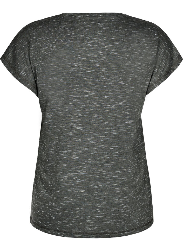 Rento treenipaita lyhyillä hihoilla, Vihreä, Packshot image number 1