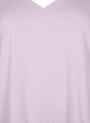 Lyhythihainen t-paita v-pääntiellä, Lavender Frost, Packshot image number 2