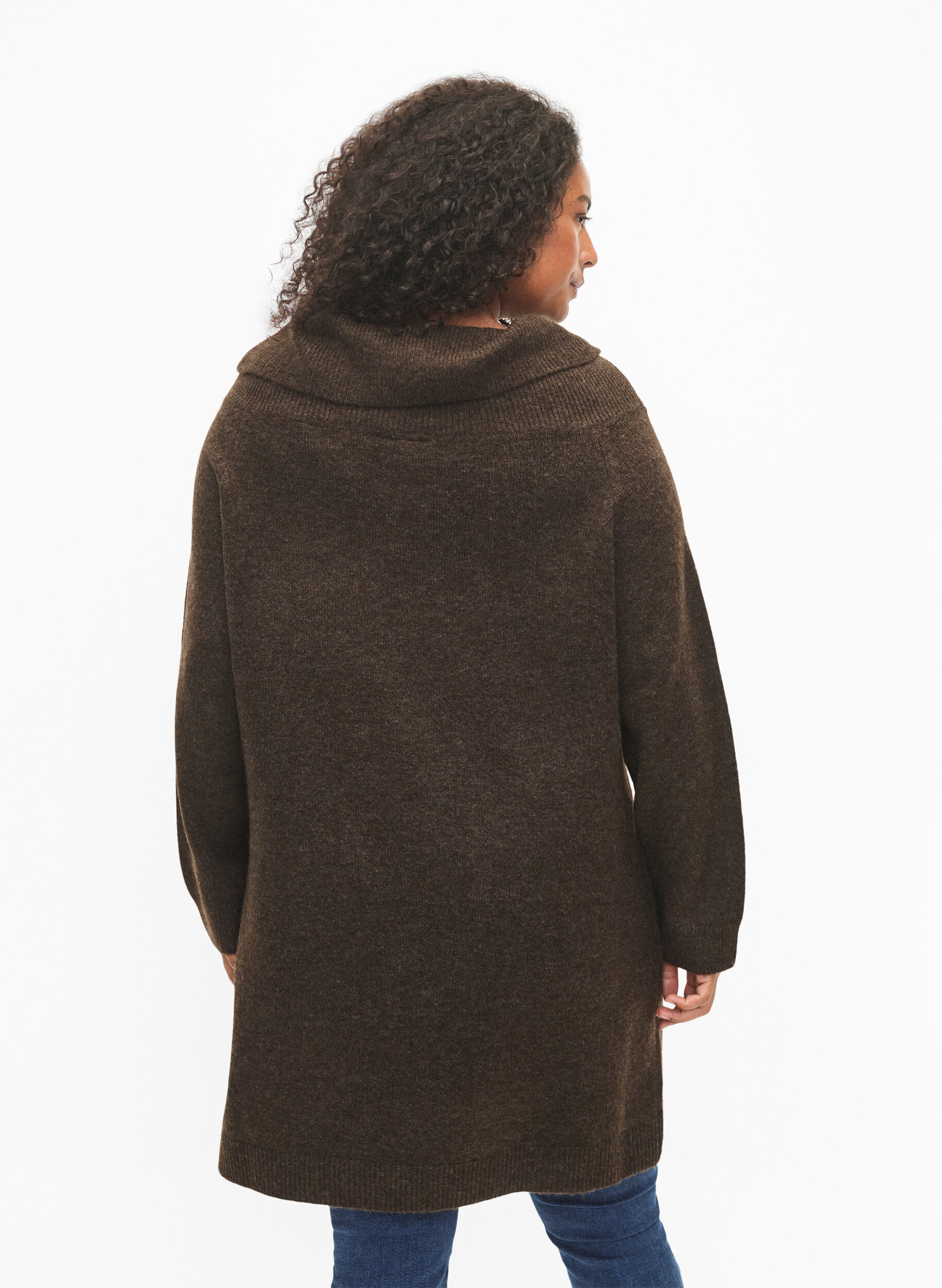 Zizzi Melange-neulemekko, Demitasse Mel., Model image number 1