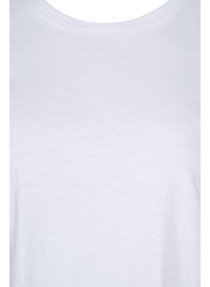 2 perus t-paitaa puuvillasta, Black/B White, Packshot image number 3