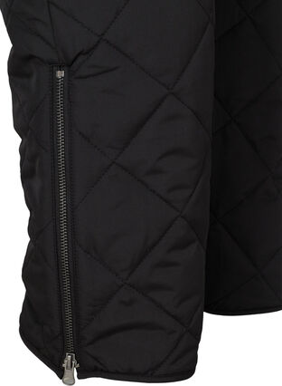 Tikatut talvihousut taskuilla, Black, Packshot image number 3