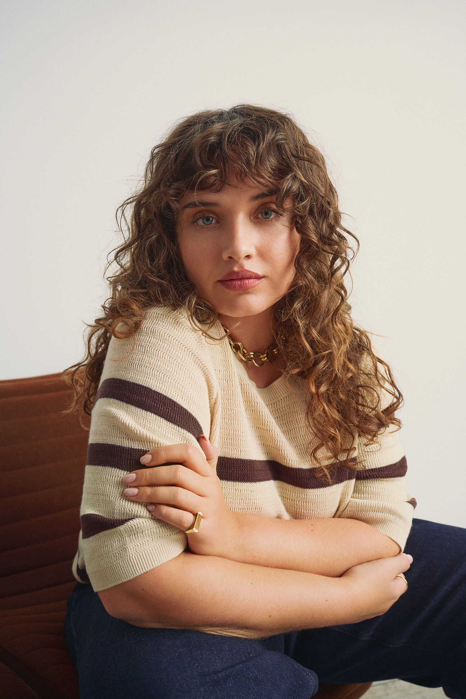 Raidallinen neule, , Model