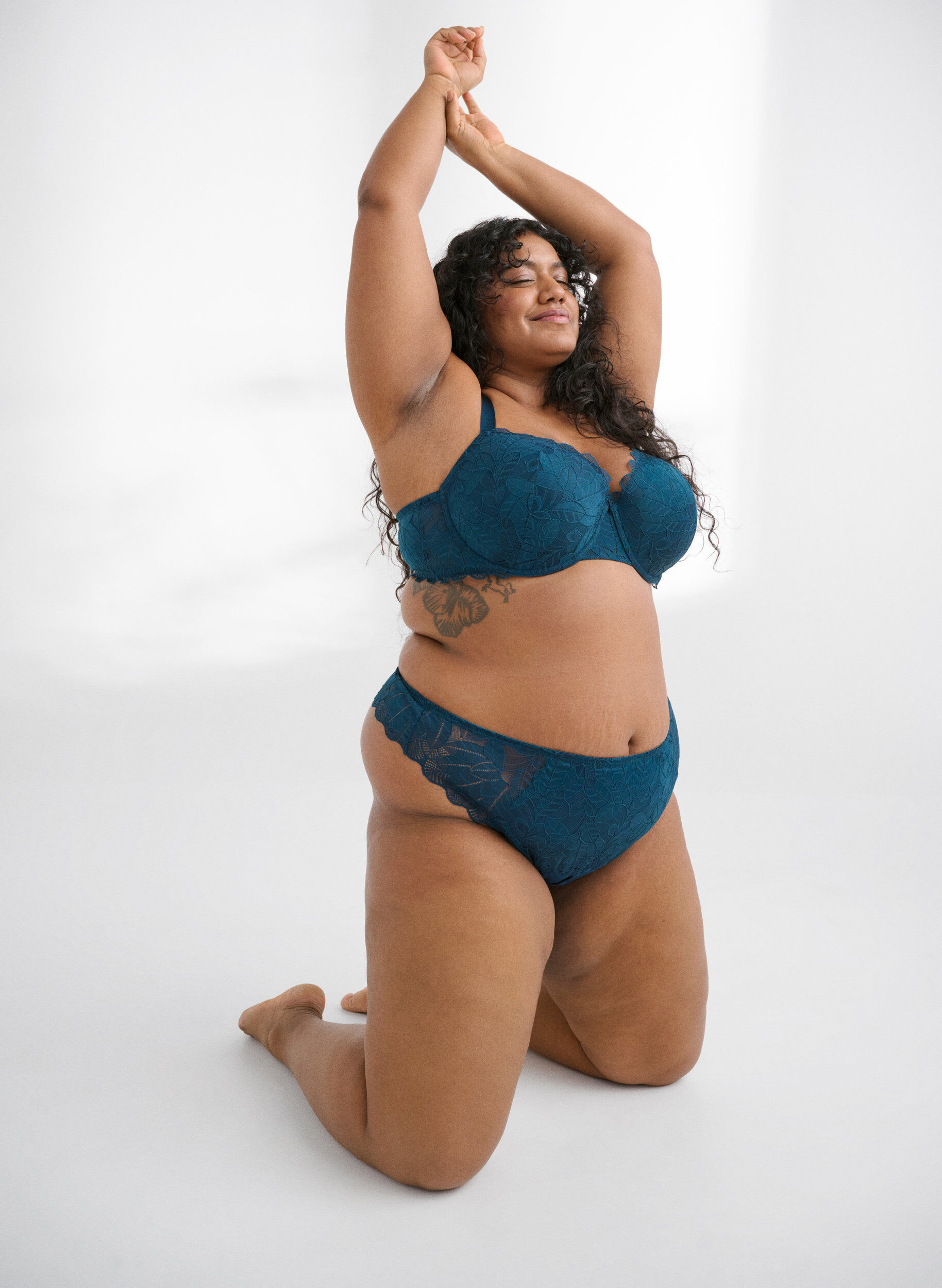 Zizzi Pitsiset stringit, Sininen, Image image number 0