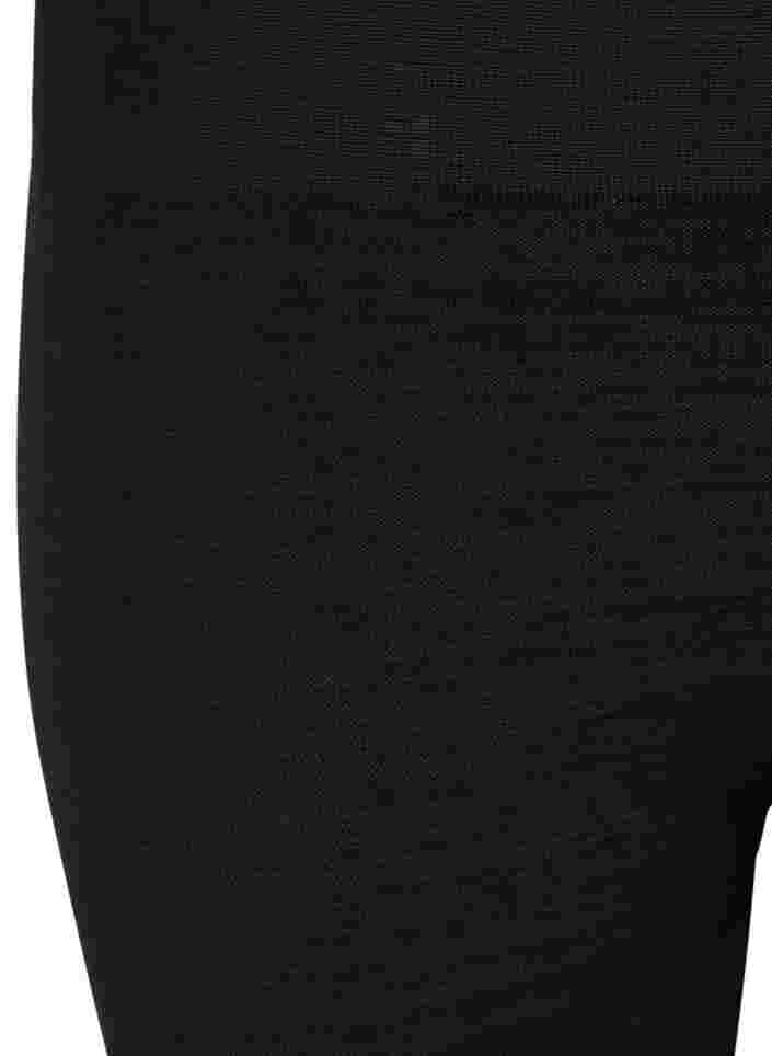 Meleeratut saumattomat kerrastohousut, Dark Grey Melange, Packshot image number 2