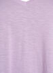 Lyhythihainen perus t-paita v-p&auml;&auml;ntiell&auml;, Violetti, Packshot image number 2