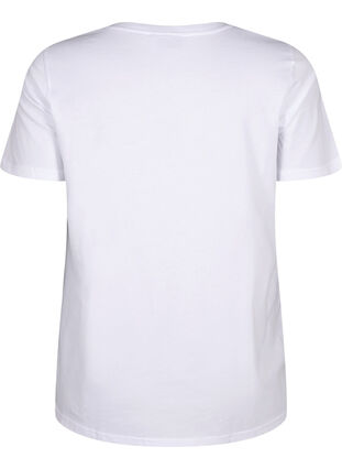 Puuvillainen T-paita tekstipainatuksella, B. White w. Paris, Packshot image number 1