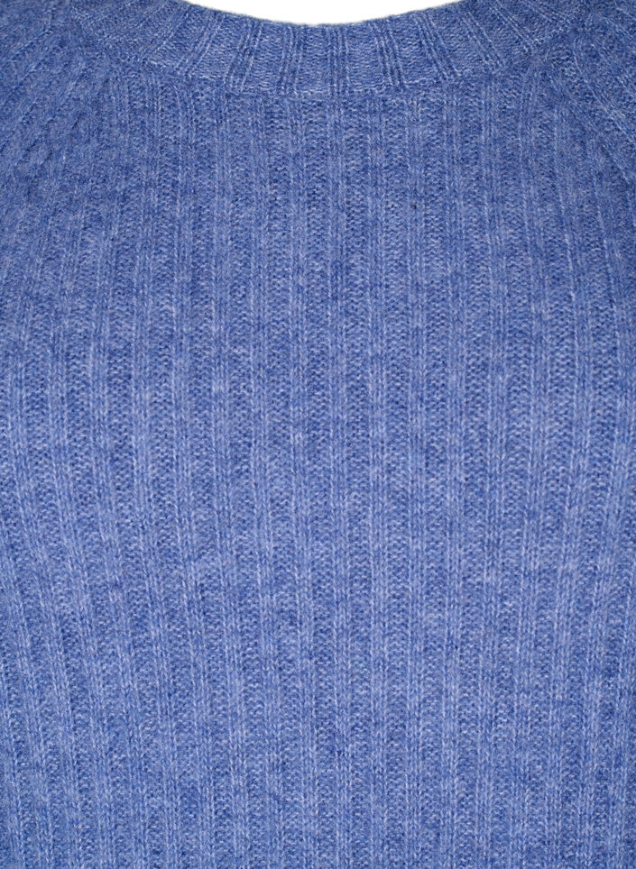 Halkiollinen ribbineulosmekko, Gray Blue Mel., Packshot image number 2