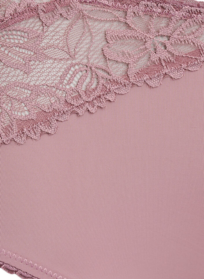 Mikrokuitualushousut pitsiyksityiskohdilla, Vaaleanpunainen, Packshot image number 2