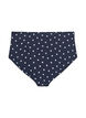 Korkeavy&ouml;t&auml;r&ouml;iset bikinialaosat pilkuilla, Musta, Packshot image number 1