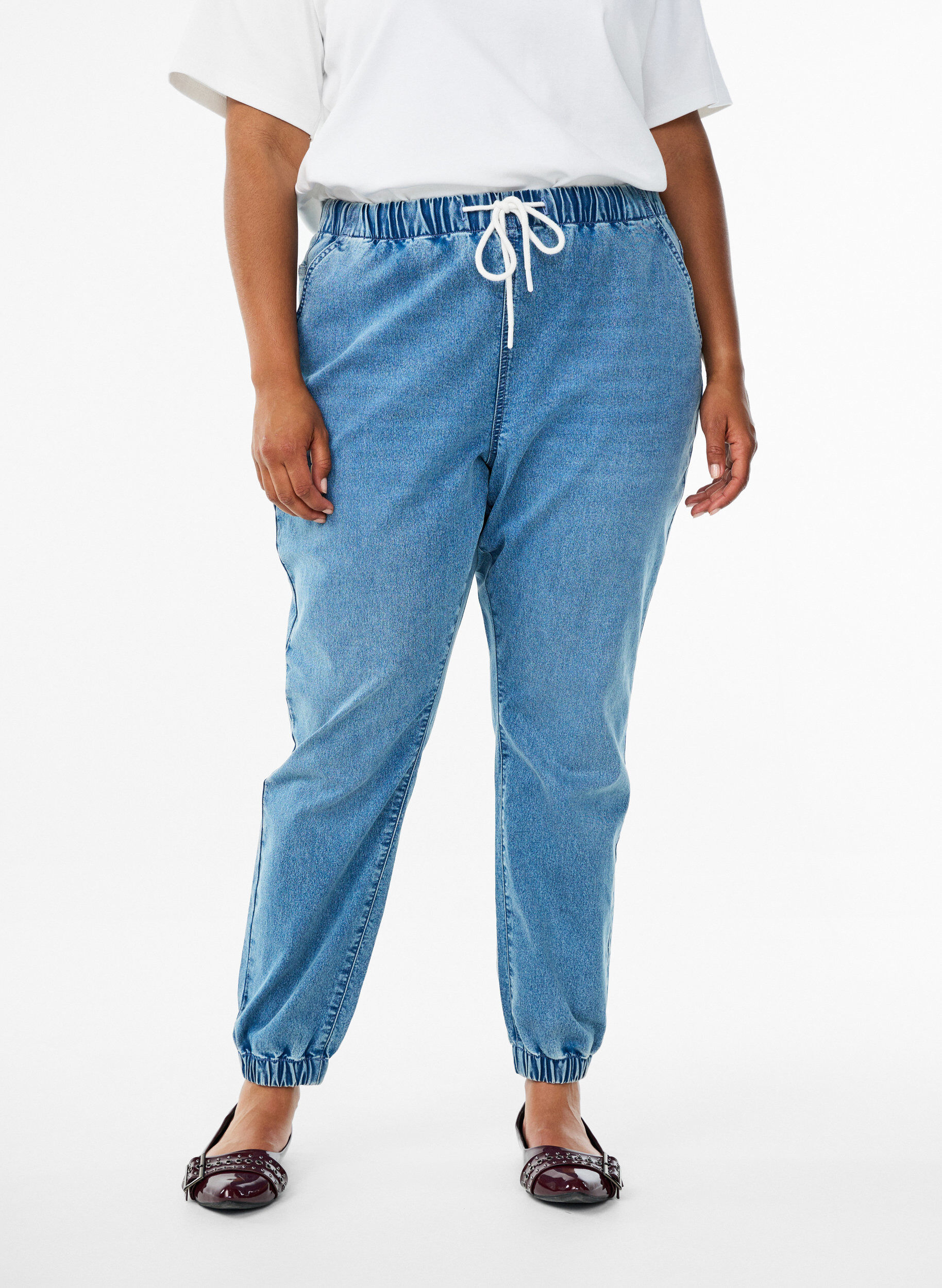 ZizziDenimhousut taskuilla, Sininen, Model image number 3