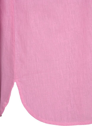 Paitapusero puuvillasta ja pellavasta nappikiinnityksellä, Rosebloom, Packshot image number 3