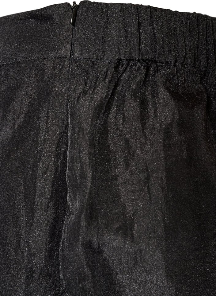 Pitk&auml;t hameet organza-lookilla, Musta, Packshot image number 4