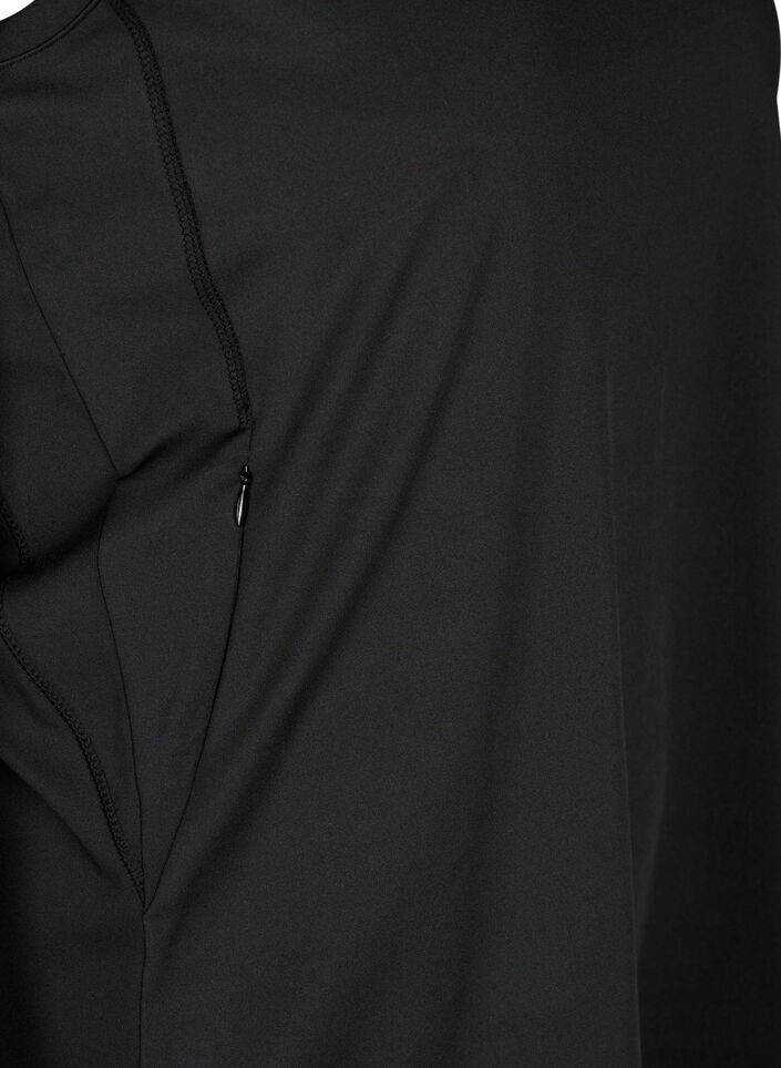 Treenitoppi painijanselällä ja mesh-kankaalla, Black, Packshot image number 3