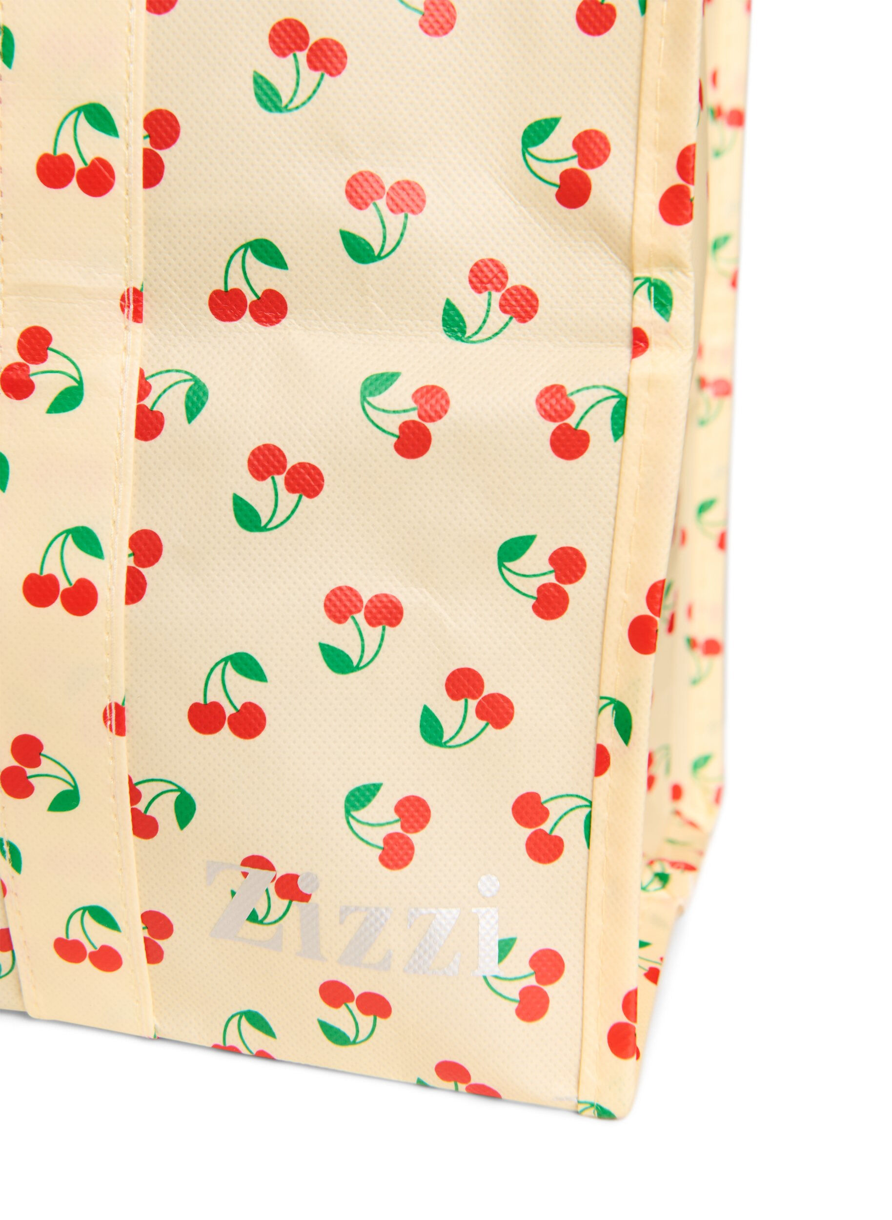 Zizzi Ostoskassi vetoketjulla, Keltainen, Packshot image number 2