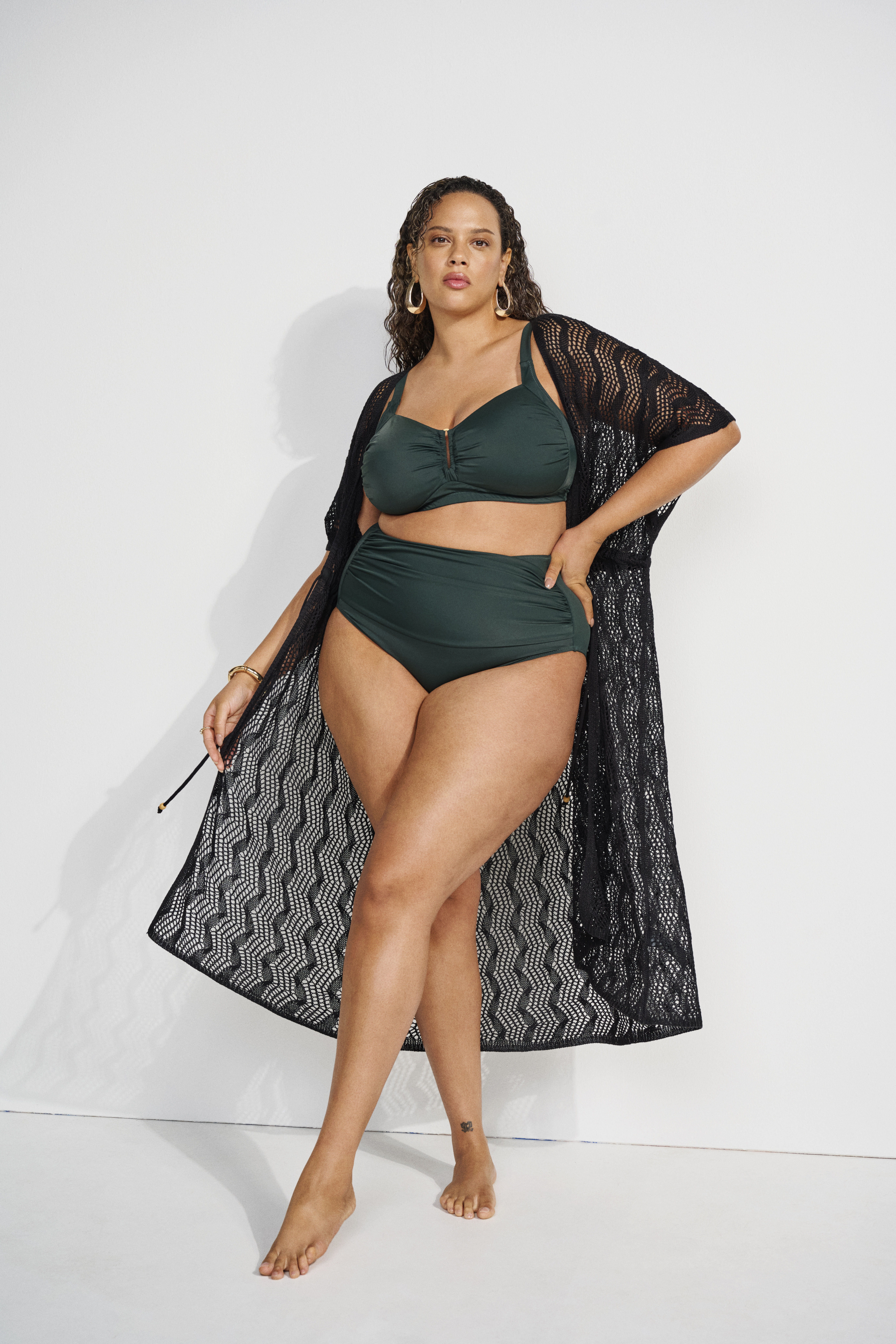 Bikini-look kimonolla, , Model