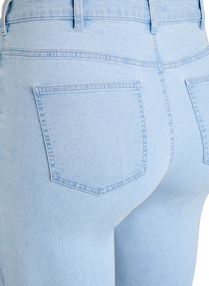 Amy korkea vy&ouml;t&auml;r&ouml;iset super slim fit -farkut, Sininen, Packshot image number 3