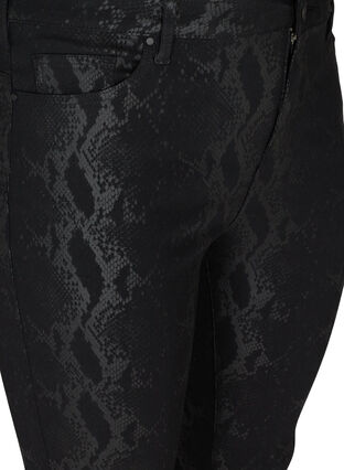 Slim fit-malliset housut kuosilla, Black Snake , Packshot image number 2
