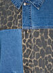 Denim-paita leopardikuvioilla, Sininen, Packshot image number 4