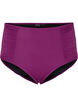 Korkeavyötäröinen bikinialaosa rypytyksellä, Dark Purple, Packshot image number 0