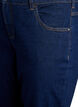 Cropped Vera -farkut, joissa on suora istuvuus, Sininen, Packshot image number 2