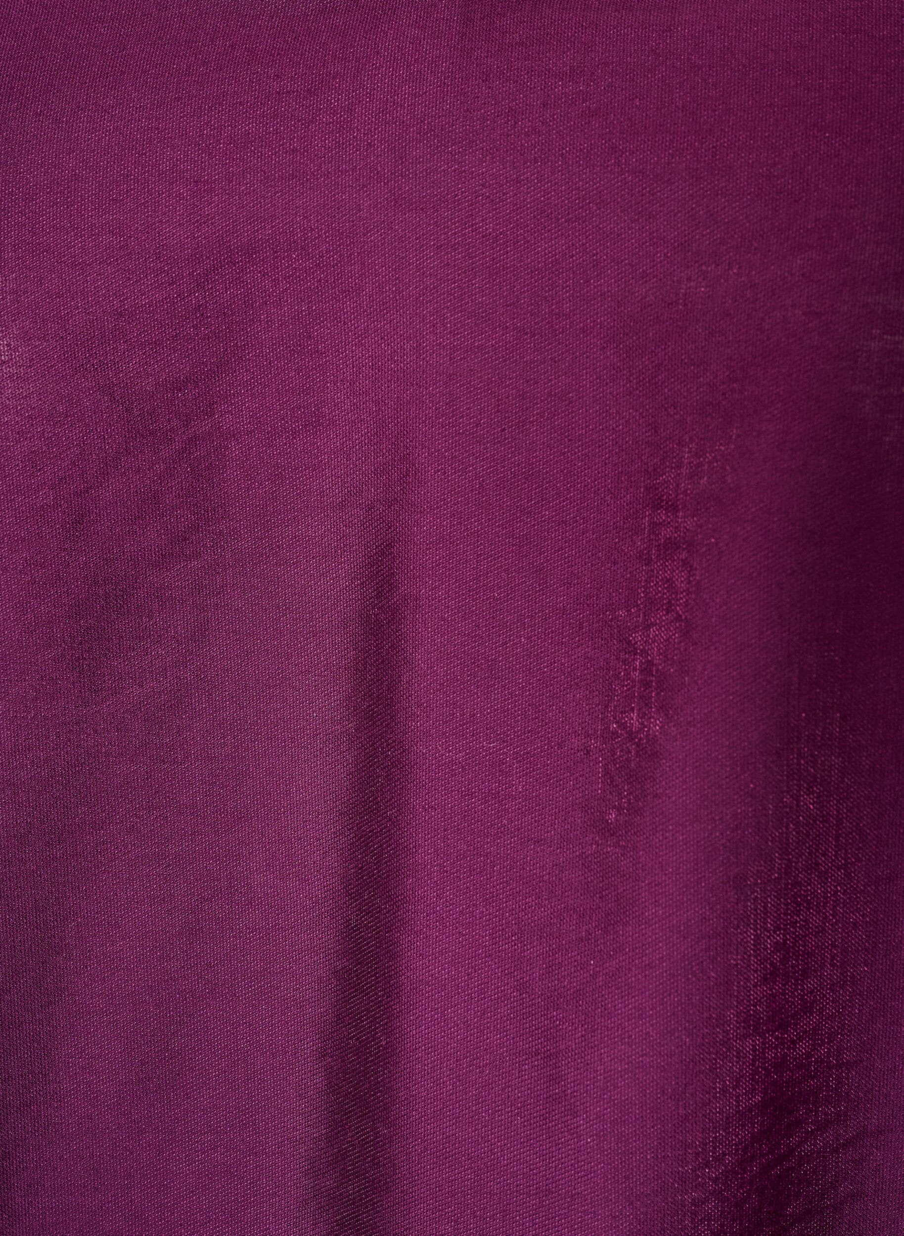 ZizziKiilt&auml;v&auml; tunika V-p&auml;&auml;ntiell&auml; ja 3/4-hihoilla, Violetti, Packshot image number 2