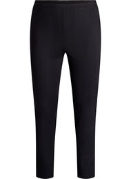 Leggingsit glitterraidoilla ja halkioilla, Musta