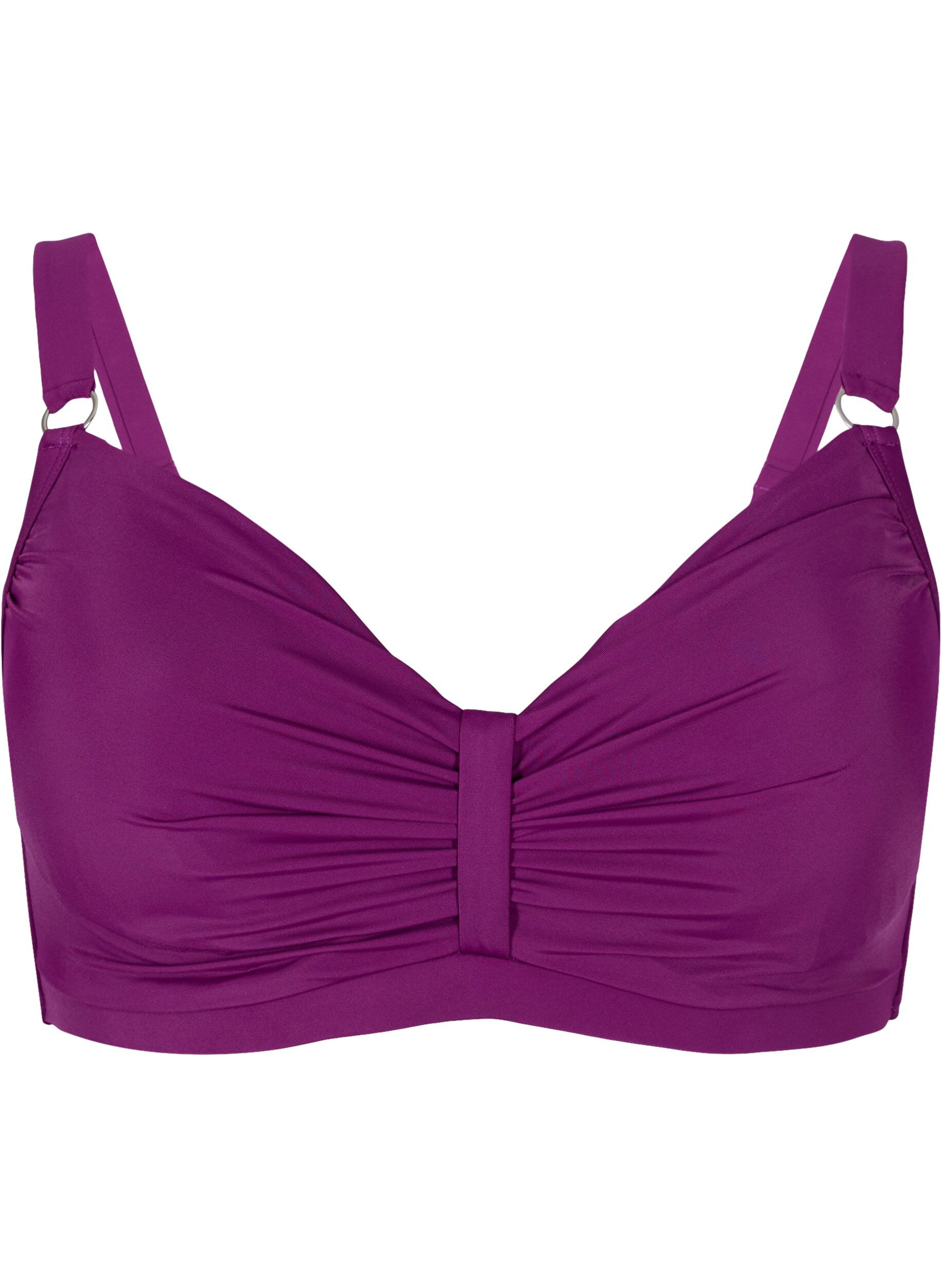 Zizzi Bikiniyl&auml;osa kaarituella, Dark Purple, Packshot image number 0
