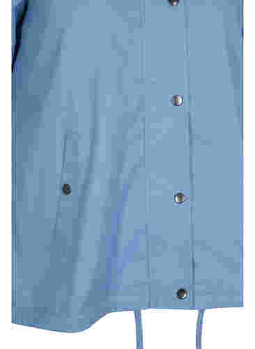 Parkatakki hupulla ja taskuilla, Blue Shadow, Packshot image number 3