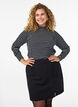 Lyhyt jerseyhame halkiolla, Musta, Model image number 0