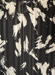 Kuviollinen mekko r&ouml;yhel&ouml;ill&auml; ja pitkill&auml; hihoilla, Musta, Packshot image number 2